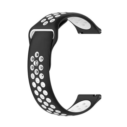 Xdfind Two Color Silicone Watch Band Adjustable 20mm 22mm