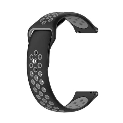 Xdfind Two Color Silicone Watch Band Adjustable 20mm 22mm