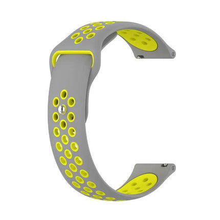 Xdfind Two Color Silicone Watch Band Adjustable 20mm 22mm