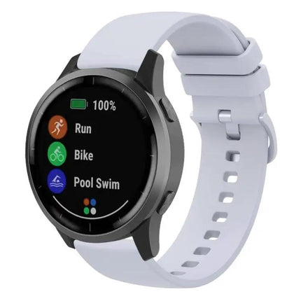 XDfind Silicone Watch Band 20mm, 22mm Flat Pure Color