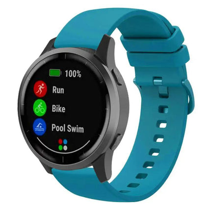 XDfind Silicone Watch Band 20mm, 22mm Flat Pure Color