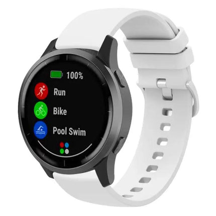 XDfind Silicone Watch Band 20mm, 22mm Flat Pure Color