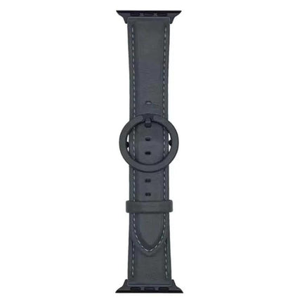 XDfind Leather Watch Band For Apple Watch 38-49mm Brown