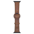 For Apple Watch 42mm / 41mm / 40mm / 38mm / Yellow Brown