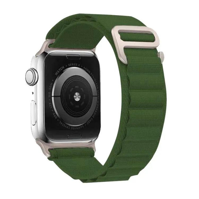 Adjustable Nylon Loop Watch Band For Apple Watch 38–49mm | Syndmart