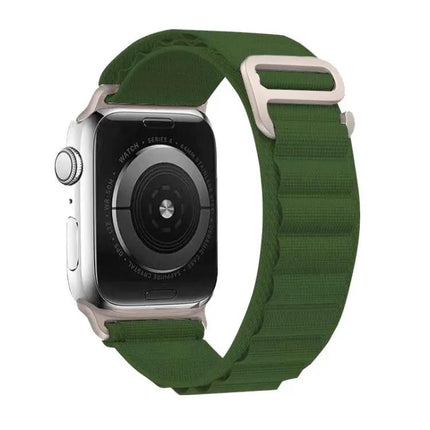 Adjustable Nylon Loop Watch Band For Apple Watch 38–49mm | Syndmart