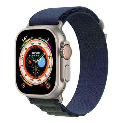 Adjustable Nylon Loop Watch Band For Apple Watch 38–49mm