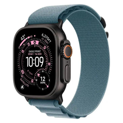 Adjustable Nylon Loop Watch Band For Apple Watch 38–49mm