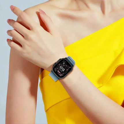 Adjustable Nylon Loop Watch Band For Apple Watch 38–49mm