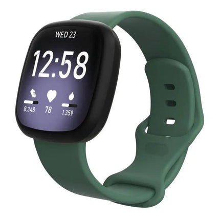 Fitbit Versa 4/Versa 3/Sense 2/Sense Silicone Watch Band S