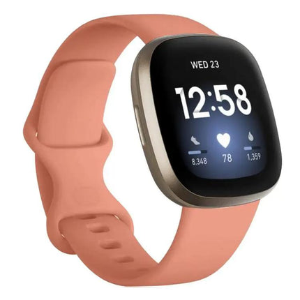 Fitbit Versa 4/Versa 3/Sense 2/Sense Silicone Watch Band S