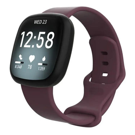 Fitbit Versa 4/Versa 3/Sense 2/Sense Silicone Watch Band S