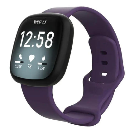 Fitbit Versa 4/Versa 3/Sense 2/Sense Silicone Watch Band S