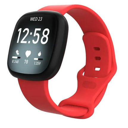 Fitbit Versa 4/Versa 3/Sense 2/Sense Silicone Watch Band S