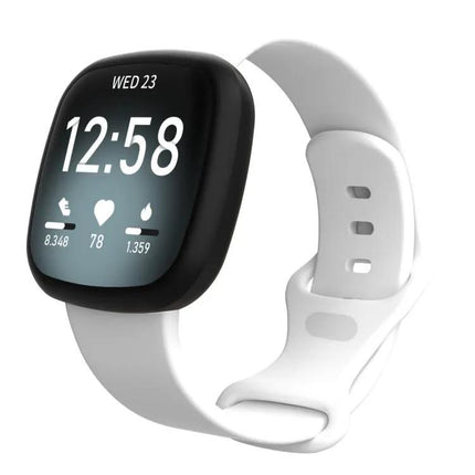 Silicone Watch Band Compatible With Fitbit Versa 4/3/Sense