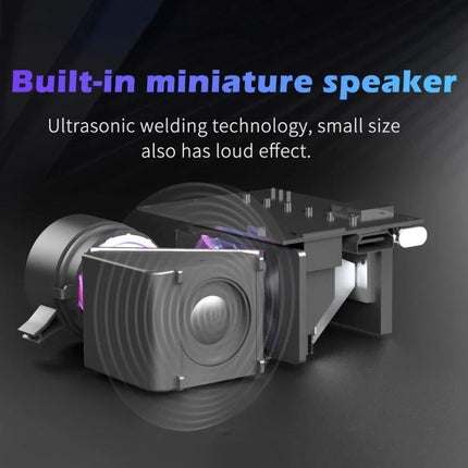 Portable Projector for Home Movies, Gaming, and Multimedia with built-in miniature speaker for clear audio in bedrooms and living rooms