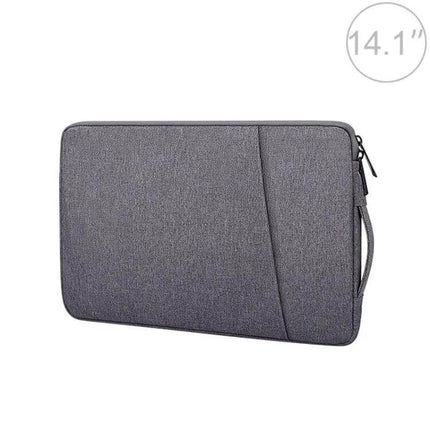 Waterproof Felt Protective Carrying Case for 15.6 Inch Laptops slim grey polyester sleeve with zipper and handle for travel and commuting