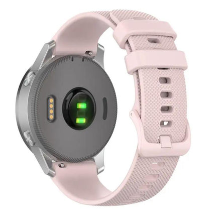 xDfind Silicone Watch Band 18mm 20mm Plaid Solid For Garmin