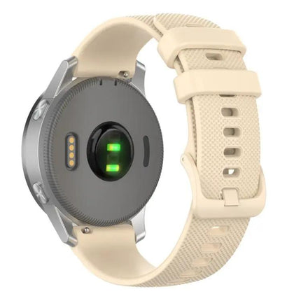 xDfind Silicone Watch Band 18mm 20mm Plaid Solid For Garmin