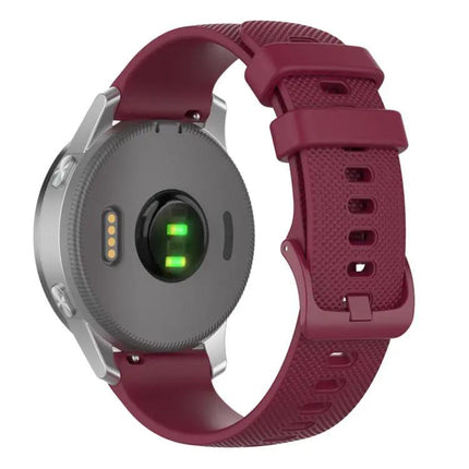 22mm Silicone Watch Band Xdfind Plaid Solid Color Forerunner