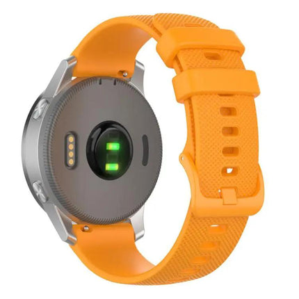 xDfind Silicone Watch Band 18mm 20mm Plaid Solid For Garmin