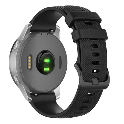 xDfind Silicone Watch Band 18mm 20mm Plaid Solid For Garmin