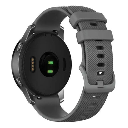 xDfind Silicone Watch Band 18mm 20mm Plaid Solid For Garmin