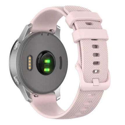xDfind Silicone Watch Band 18mm 20mm Plaid Solid For Garmin