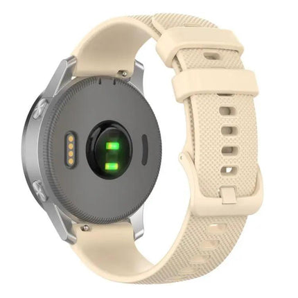 xDfind Silicone Watch Band 18mm 20mm Plaid Solid For Garmin