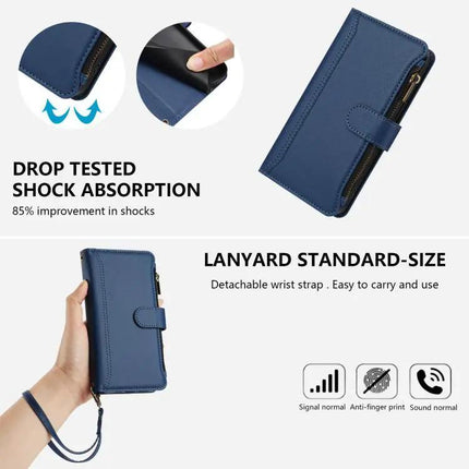 Leather Phone Case With Card Wallet For Daily Organization