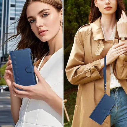 Leather Phone Case With Card Wallet For Daily Organization