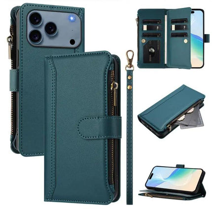 Leather Phone Case With Card Wallet For Daily Organization