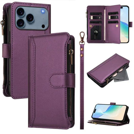 Leather Phone Case With Card Wallet For Daily Organization