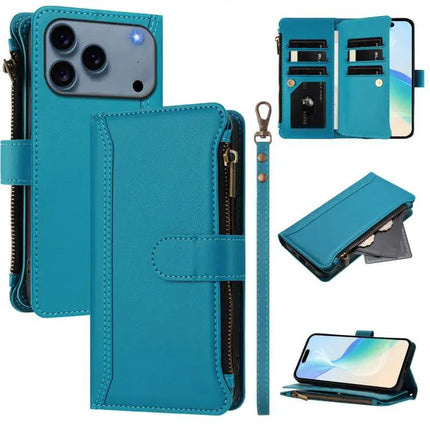 Leather Phone Case With Card Wallet For Daily Organization