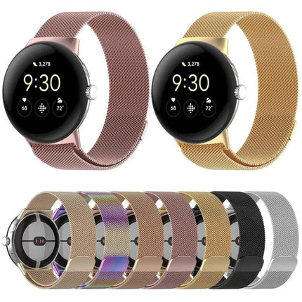 Milanese Magnetic Steel Band For Pixel Watch 41/45mm