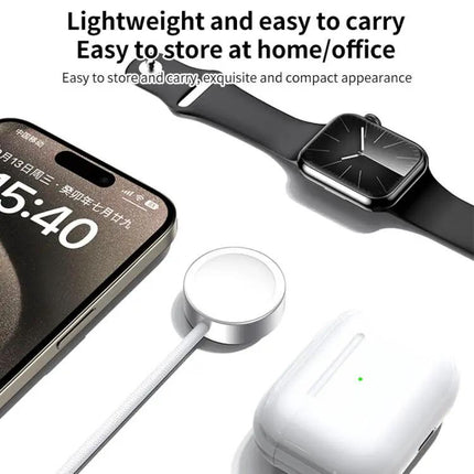 Magnetic Wireless Charger For Apple Watch Aluminum Alloy | Syndmart