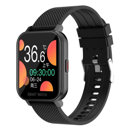 Smart Watch for Everyday Health and Activity Tracking - black fitness smartwatch showing heart rate, steps, call notifications and activity reminders