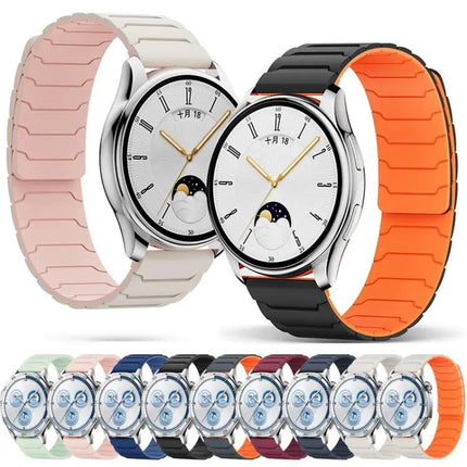 Xdfind Magnetic Silicone Watch Band For Huawei GT5 GT4 22mm