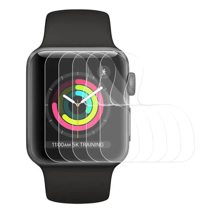 5-Pack Hydrogel Full-Cover Screen Protector for Apple Watch