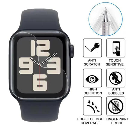 5-Pack Hydrogel Full-Cover Screen Protector for Apple Watch