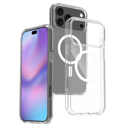 Clear MagSafe-compatible iPhone Case Slim Everyday Protection with TPU edges and PC back for slim, everyday scratch and dirt resistance