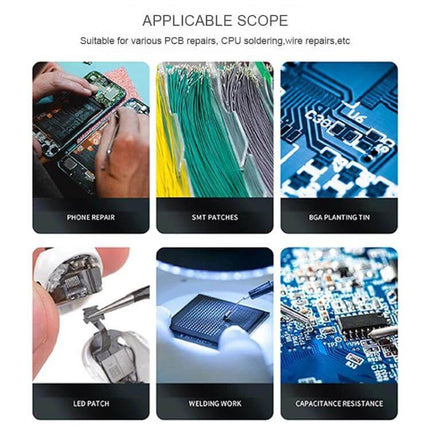 120m Bare Copper Soldering Wire for BGA and PCB Repair - 120m roll used for phone motherboard, GPU/PCB, BGA tinning and dense electronics repairs