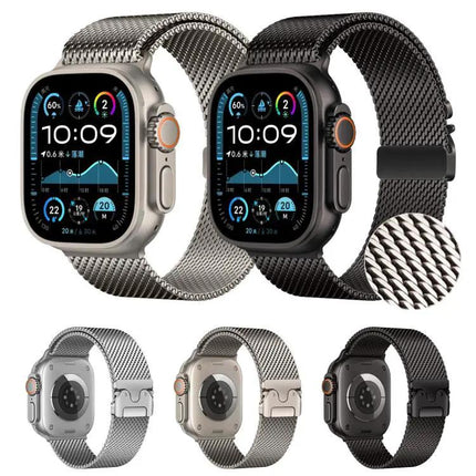 Apple Watch Band Milanese Loop Stainless Steel 44/45/46/49mm