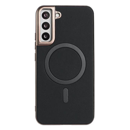 Essential Case for Everyday Samsung Phone Protection - slim black protective phone case with MagSafe-style ring and camera cutout