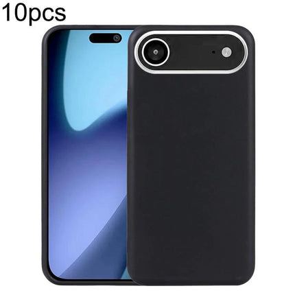 iPhone Protective Case For Daily Life Use black flexible TPU slim cover with precise cutouts and tactile button covers