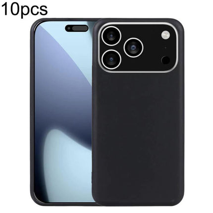 iPhone Protective Case For Daily Life Use - black flexible TPU slim cover with precise cutouts for camera and buttons, scratch and impact protection