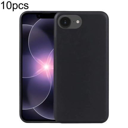 iPhone Protective Case For Daily Life Use in matte black TPU, slim shock-resistant cover with precise cutouts and tactile button protection