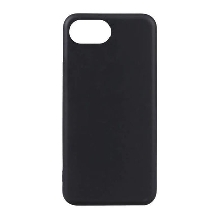 iPhone Protective Case For Daily Life Use - black flexible TPU slim cover with precise cutouts for commuting and everyday protection