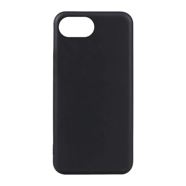 iPhone Protective Case For Daily Life Use - black flexible TPU slim cover with precise cutouts for commuting and everyday protection