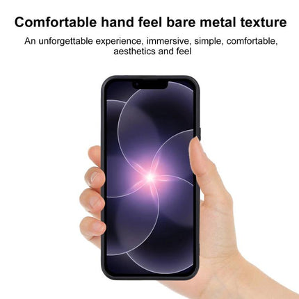 iPhone Protective Case For Daily Life Use – slim black TPU case shown in hand with comfortable grip, precise cutouts and tactile button covers